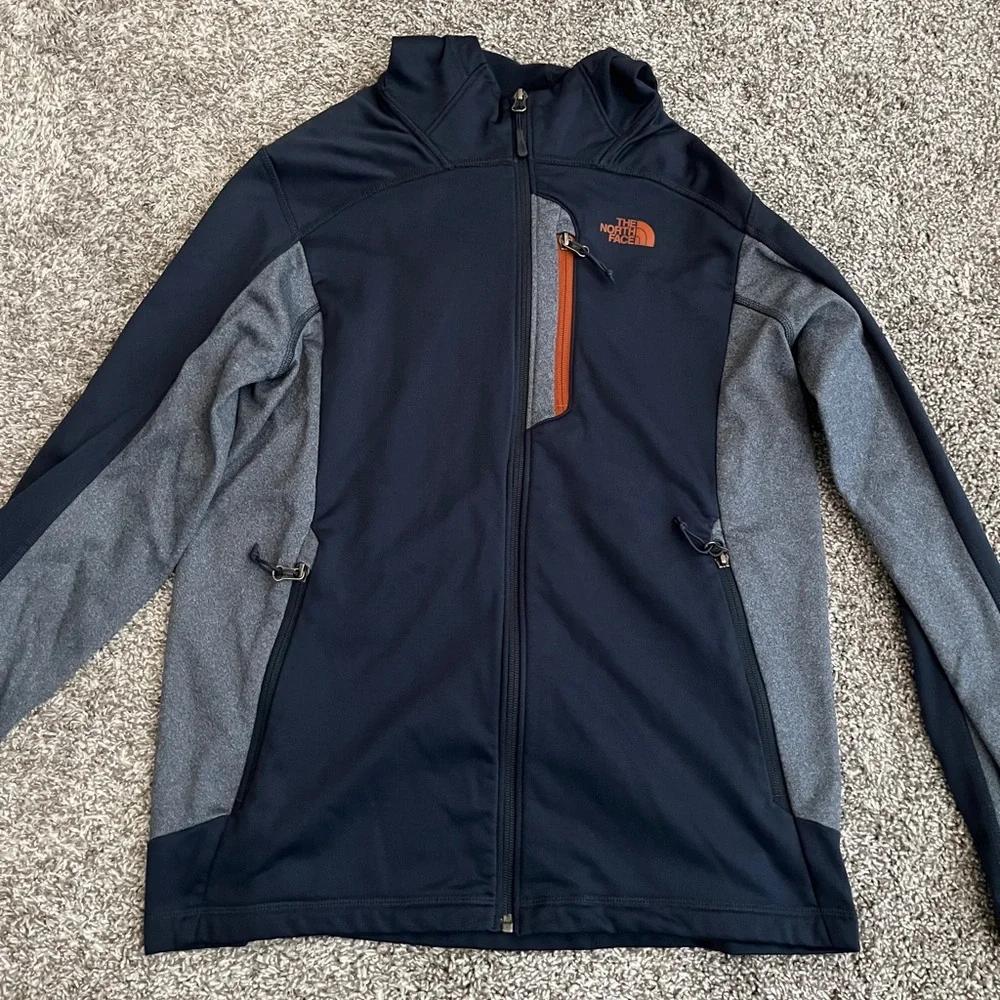 The North Face Men’s Navy Blue Zip Up Jacket